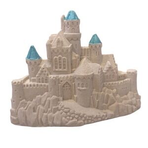 Vintage Mr Sandman Real Sand Sculpture Castle Blue Spires 1999 Canada 712